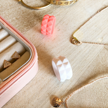 Load image into Gallery viewer, WOMENS ACTIVE SILICONE RINGS IN THE PINK KIT (PALE PEONY PINK & NEON CORAL LAVA) BY THE BREAK ACTIVE RINGS & ACCESSORIES