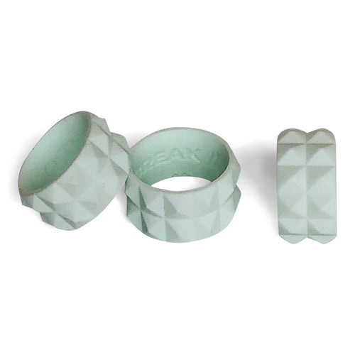WOMENS ACTIVE SILICONE RING IN SURFY (PISTACHIO MINT AQUA) BY THE BREAK ACTIVE RINGS & ACCESSORIES