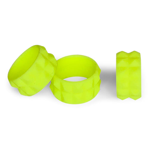 WOMENS ACTIVE SILICONE RING IN LOVE 30 (NEON YELLOW) BY THE BREAK ACTIVE RINGS & ACCESSORIES